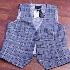 Plaid vest